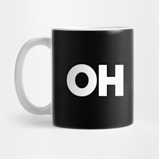 funny easter gift ideas "Oh siht". Funny easter gift ideas for men, women, teens, but not for kids. Mug